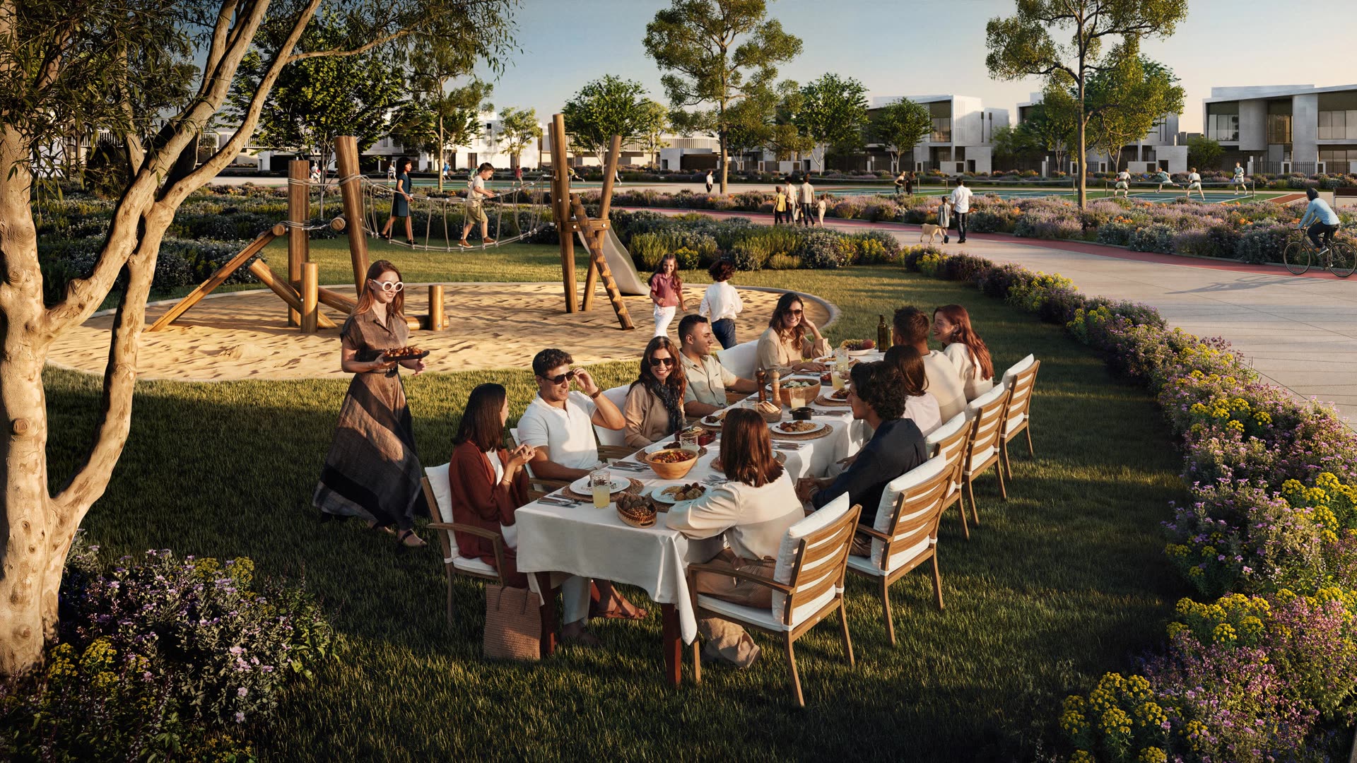 Community facilities, parks and pools